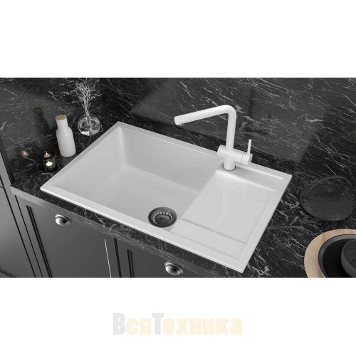 Мойка кухонная Paulmark VERLASS PM317850-WH белый 780x500 мм