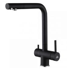 Смеситель Paulmark Skalen Sk213020-308 для кухонной мойки, черный