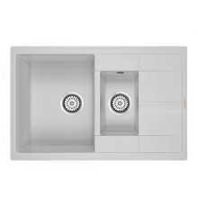 Мойка кухонная Paulmark FESTE PM237850-WH белый 775х495 мм