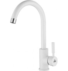 Смеситель Paulmark Holstein Ho212063-431 для кухонной мойки, белый