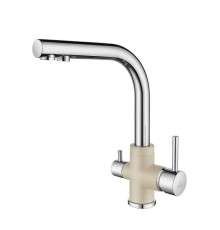 Смеситель Paulmark Essen Es213011-CHCR для кухонной мойки, шампань / хром