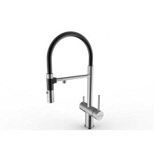 Смеситель Paulmark Magneto Ma213118-NI для кухонной мойки, никель