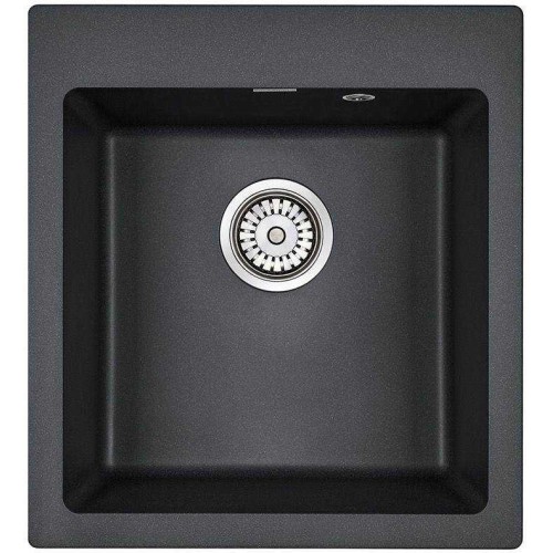 Мойка кухонная Paulmark ZEMAR PM104651-BL черный, 460х510 мм