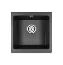 Мойка кухонная Paulmark BRILON PM104546-BL черный 445х460 универсальный
