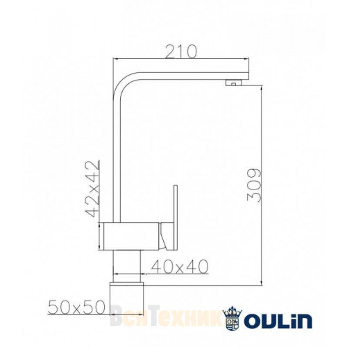 Смеситель OL-8075S