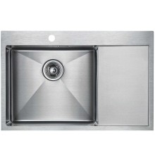 Кухонная мойка Paulmark Elde PM807851-BSL, нержавеющая сталь AISI 304