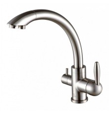 Смеситель Paulmark Essen Es213001-NI для кухонной мойки, никель