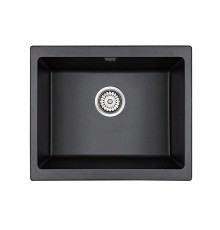 Мойка кухонная Paulmark GERA PM205546-BL черный 555х460 подст. мон.