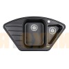 Мойка кухонная Paulmark WIESE PM529050-BL черный 890х490