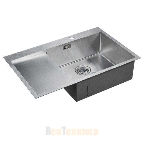Кухонная мойка Paulmark Elde PM807851-BSR, нержавеющая сталь AISI 304