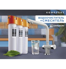 Комплект Omoikiri Nagano (эверест) + Pure drop Lite 4065.8028