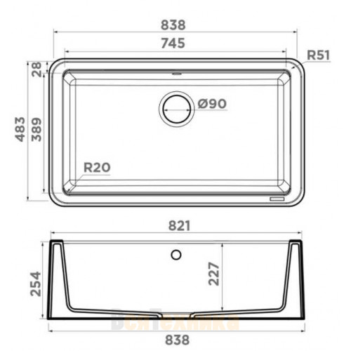 Мойка Omoikiri Tarento 83-GB