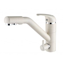 Смеситель Paulmark Hessen He213017-328 для кухонной мойки, бежевый