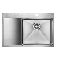 Кухонная мойка Paulmark Atlan PM217851-BSR, нержавеющая сталь AISI 304