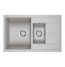 Мойка кухонная Paulmark FESTE PM237850-GR серый 775х495 мм