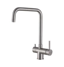 Смеситель для кухни Paulmark Wetter We213030-SS, нерж.сталь