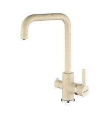 Смеситель Paulmark Logas Lo213021-328 для кухонной мойки, бежевый
