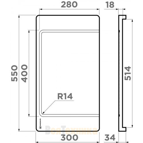 Разделочная доска Omoikiri CB-04-Wood-L ​​​​​​