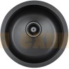 Кухонная мойка Paulmark Werra PM404646-GM, вороненая сталь