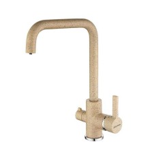 Смеситель Paulmark Logas Lo213021-302 для кухонной мойки, песочный