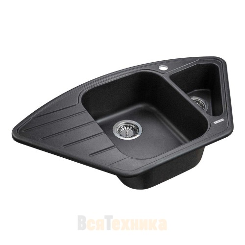 Мойка кухонная Paulmark WIESE PM529050-BL черный 890х490