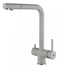 Смеситель Paulmark Skalen Sk213020-310 для кухонной мойки, серый