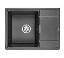 Мойка кухонная Paulmark WEIMAR PM216550-BL черный 650х500 мм
