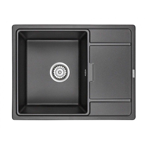 Мойка кухонная Paulmark WEIMAR PM216550-BL черный 650х500 мм