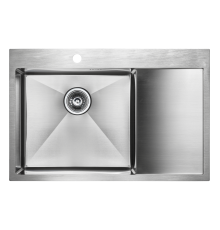 Кухонная мойка Paulmark Atlan PM217851-BSL, нержавеющая сталь AISI 304