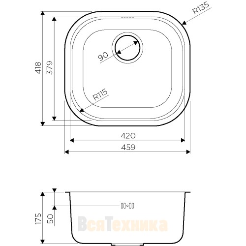 Кухонная мойка Omoikiri Natori 4993789