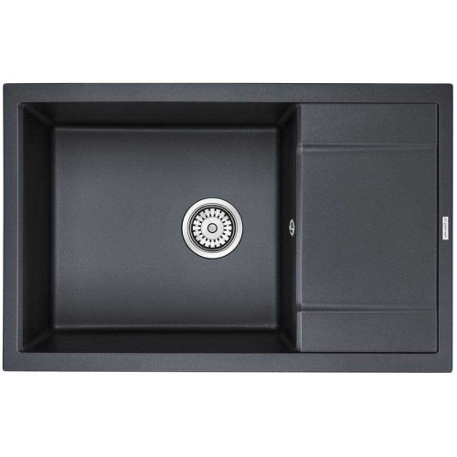 Мойка кухонная Paulmark VERLASS PM317850-BLM черный металлик 780x500 мм