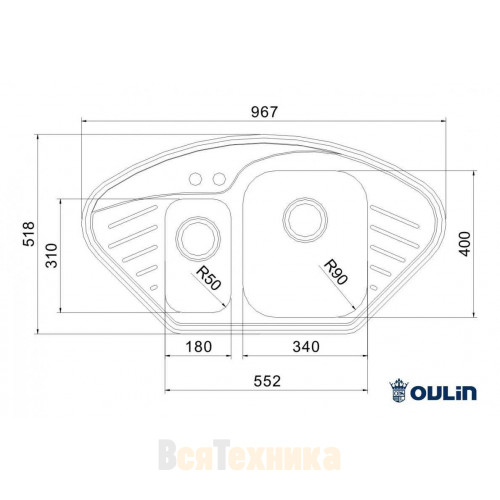 Мойка Oulin OL-310