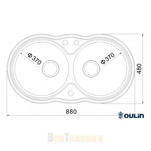 Мойка Oulin OL-362