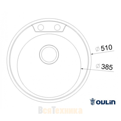 Мойка Oulin OL-R510