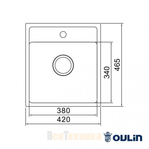 Мойка Oulin OL-FUR112