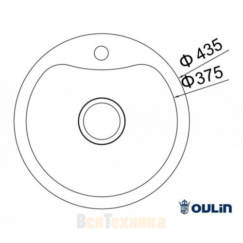 Мойка Oulin OL-357