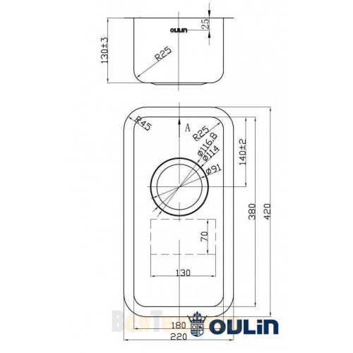 Мойка Oulin OL-0361