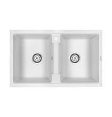 Мойка кухонная Paulmark ZWILLING PM238150-WH белый 810x500 мм