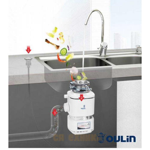 Измельчитель пищевых отходов Oulin KDS553