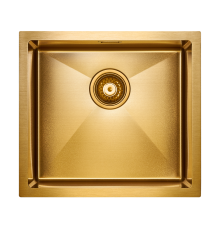 Кухонная мойка Paulmark Weser PM804844-BG, брашированное золото PVD