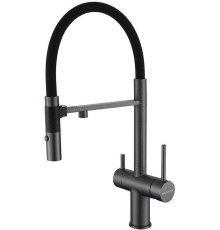 Смеситель Paulmark Magneto Ma213118-B для кухонной мойки, беретта