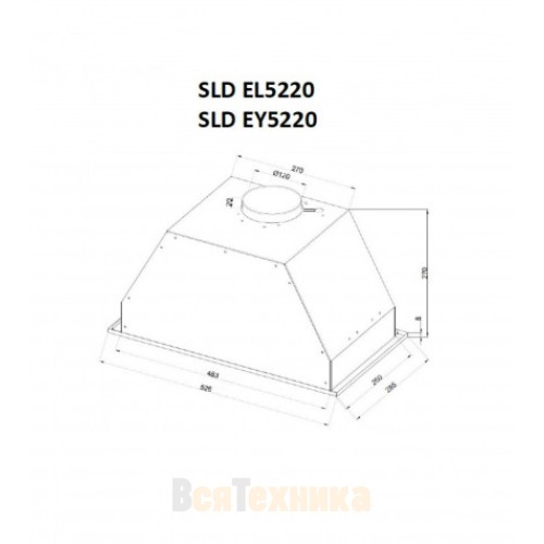 Вытяжка Schaub Lorenz SLD EL5220