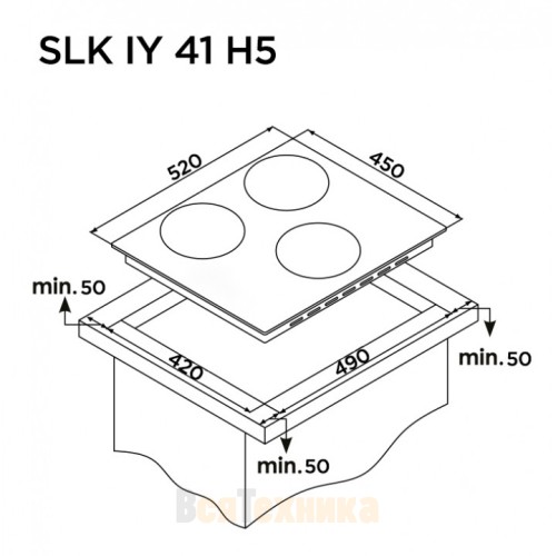 Индукционная панель Schaub Lorenz SLK IY 41 H5*