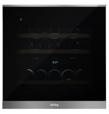Встраиваемый винный шкаф Korting KFW 604 DB GXN