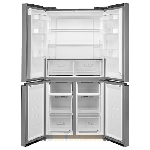 Четырехдверный холодильник Korting KNFM 84177 X