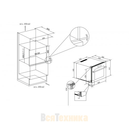 Винный шкаф Temptech OBI 45 SB-T