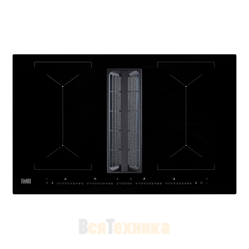 Индукционная варочная панель со встроенной вытяжкой Vard VHH8462B