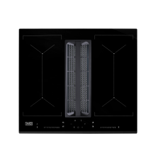 Индукционная варочная панель со встроенной вытяжкой Vard VHH6472B