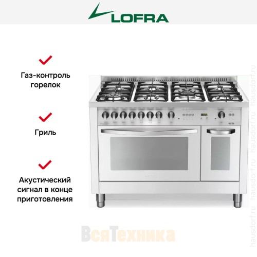 Варочный центр Lofra PBPD126GV+E/2CI