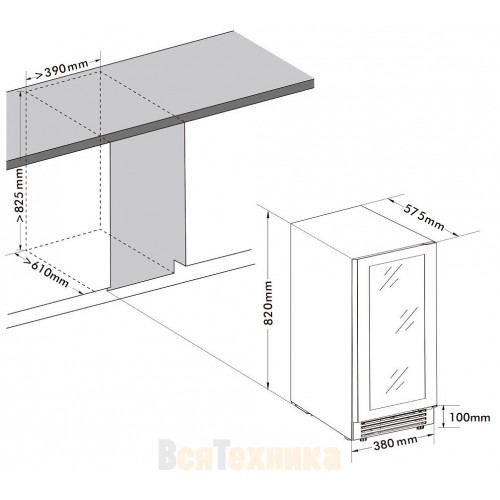 Винный шкаф Cellar Private CP027-2TBH